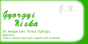 gyorgyi miska business card